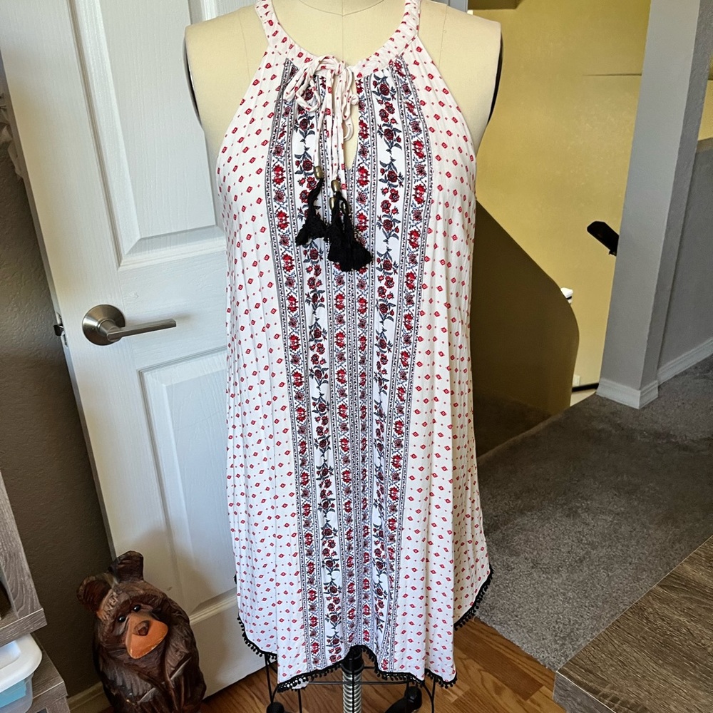 Knox Rose Boho Paisley Print Dress